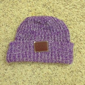 Love Your Melon Purple Heathered Beanie